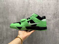 TS Collaboration Neon Green Black Sneakers