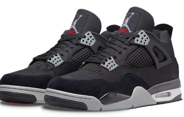 Air Jordan 4 Retro SE Black Canvas