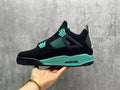 Air Jordan 4 Retro "Tiffany" Black & Turquoise Sneakers