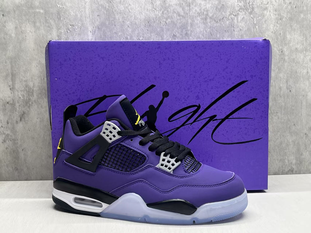 Air Jordan 4 Retro "Lakers" Purple