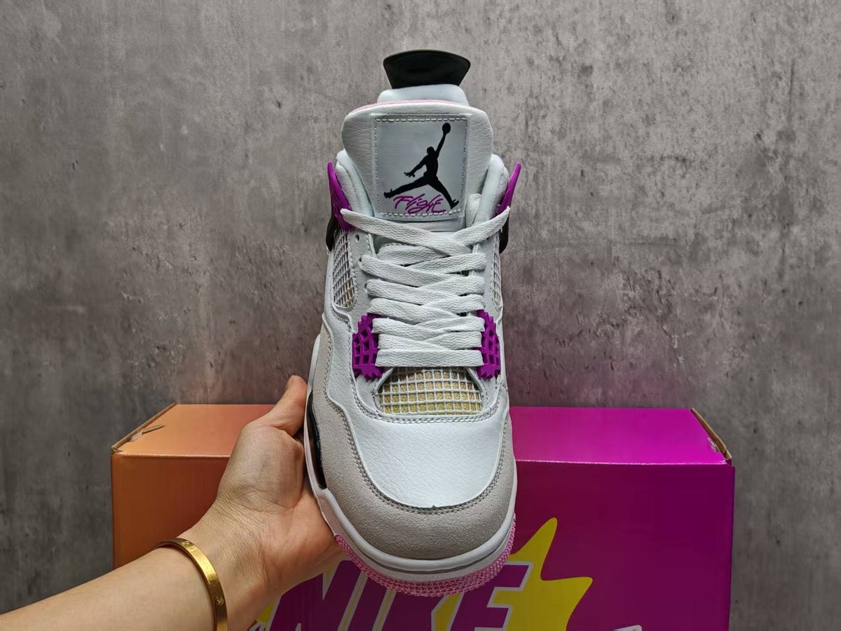 Air Jordan 4 Retro "Comic" Off-White & Fire Pink