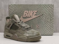 Air Jordan 4 Retro "Military Mamba" Custom Olive Sneakers