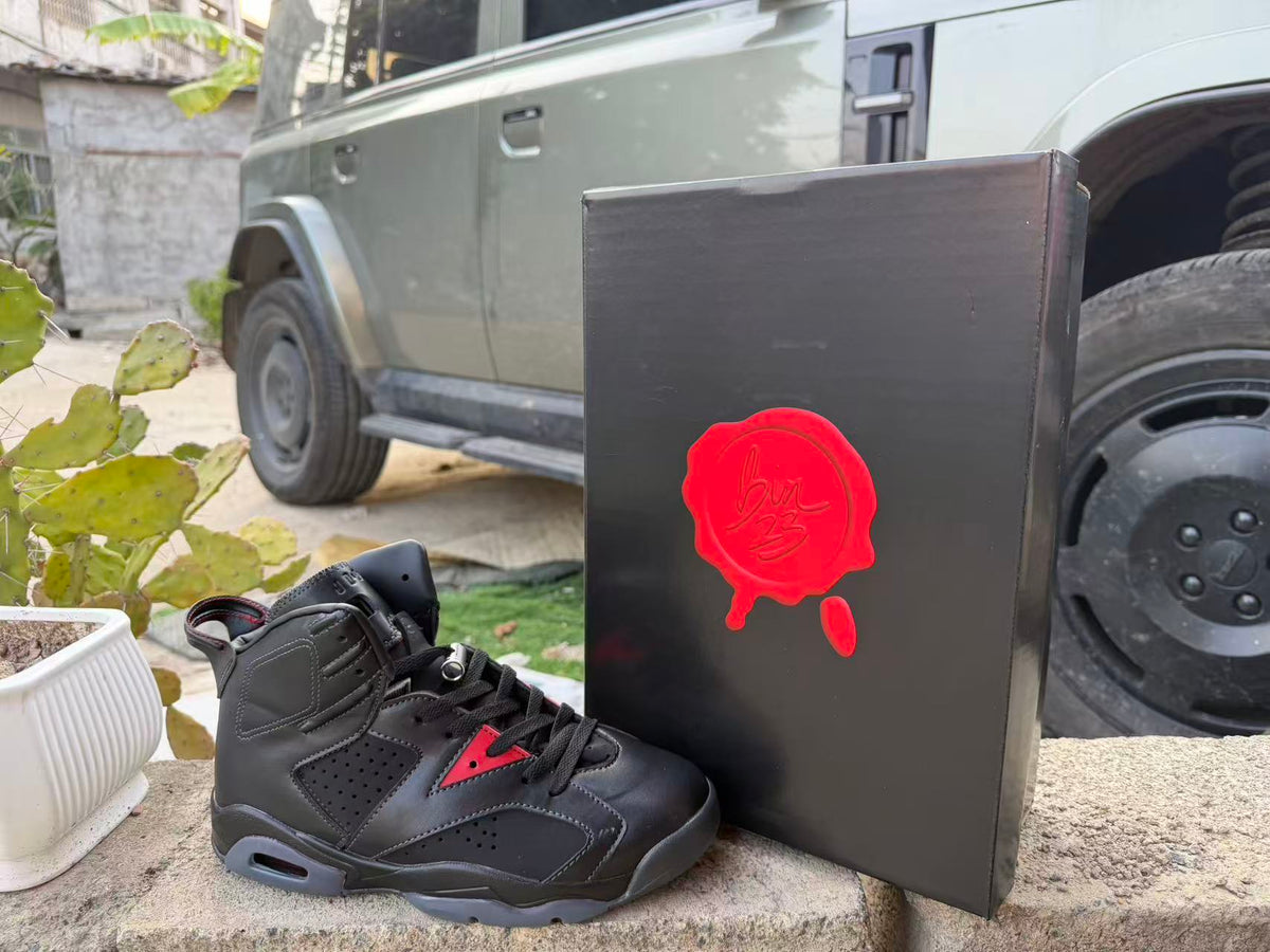 Air Jordan 6 Black Red