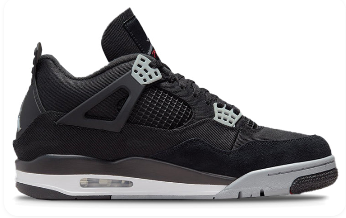 Air Jordan 4 Retro SE Black Canvas