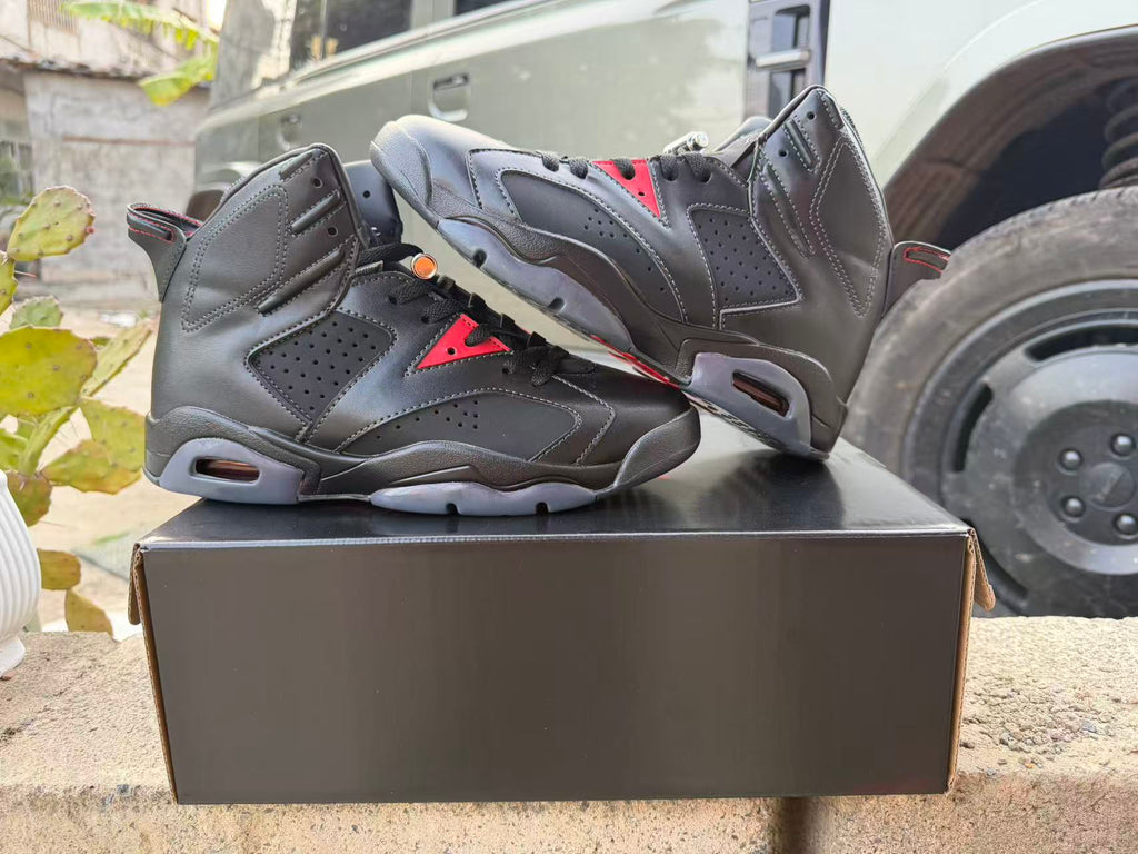Air Jordan 6 Black Red