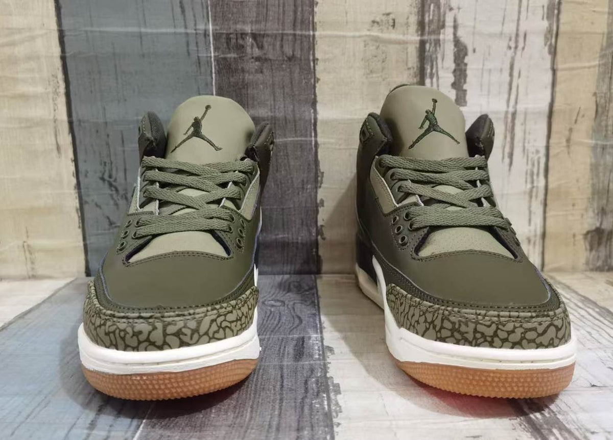 Men's Air Jordan 3 Retro "Medium Olive" Sneakers