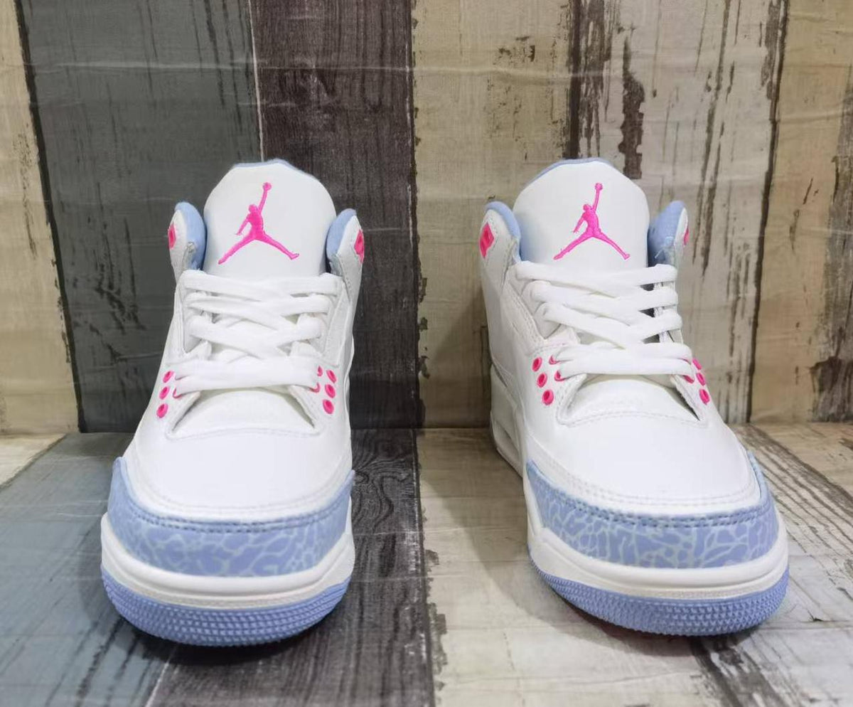 Air Jordan 3 Retro "White Pink Ice Blue"