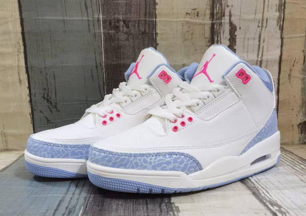 Air Jordan 3 Retro "White Pink Ice Blue"