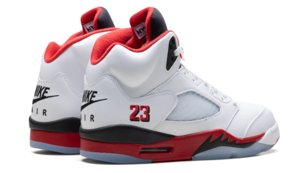 Air Jordan 5 Fire Red Black Tongue 2025