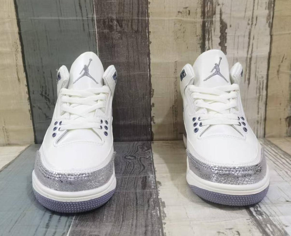 Air Jordan 3 Retro Beige‑Silver
