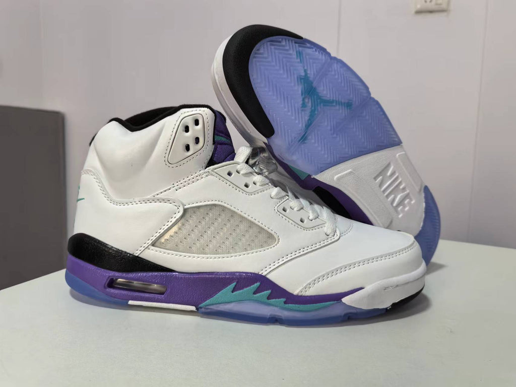 Air Jordan 5 White Grape