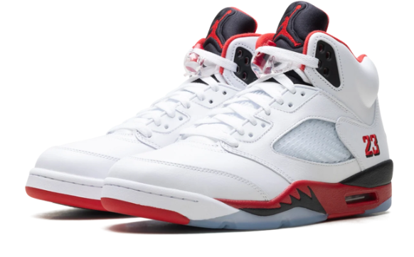 Air Jordan 5 Fire Red Black Tongue 2025