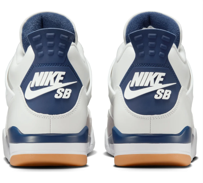 Nike SB x Air Jordan 4 Retro White Navy