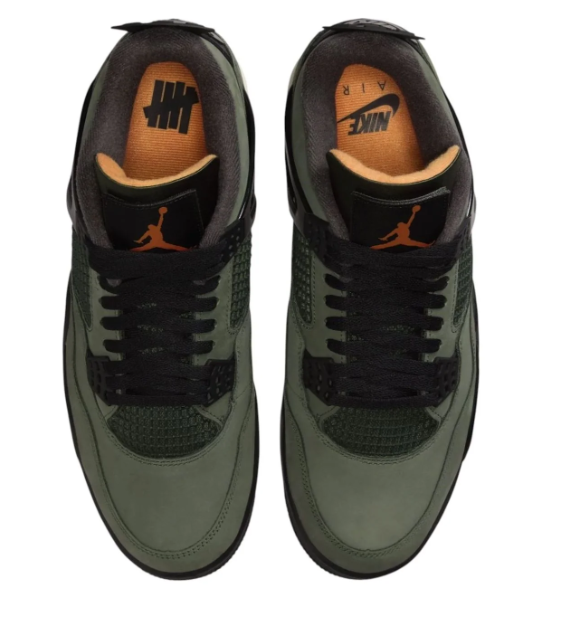 Undefeated x Air Jordan 4 Deep Green 2025