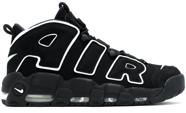Nike Air More Uptempo Black/White