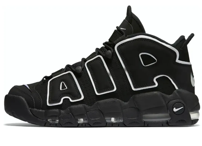 Nike Air More Uptempo Black/White