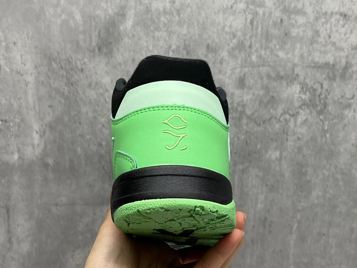 TS Collaboration Neon Green Black Sneakers