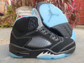 Air Jordan 5 Black University Blue