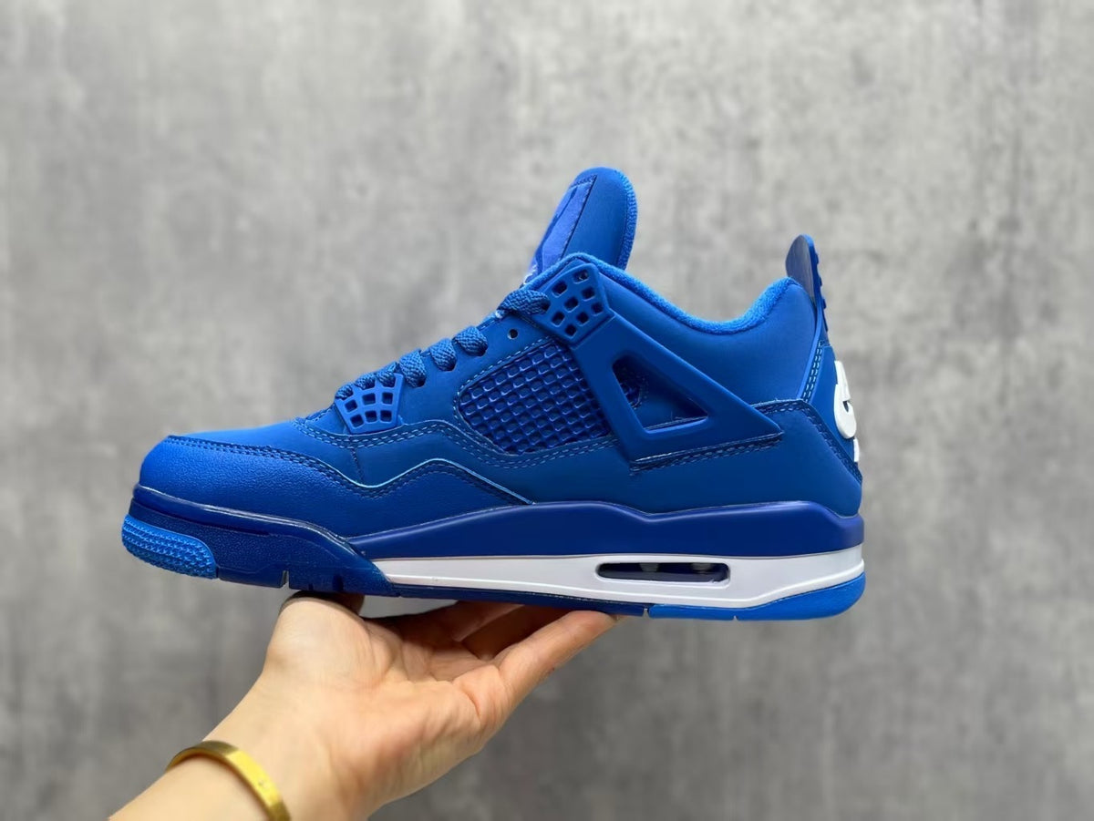 Air Jordan 4 Retro "Motorsport" Blue Sneakers
